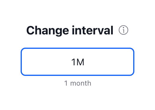 Change Interval